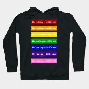 #breakingcodesilence Rainbow Alliance Hoodie